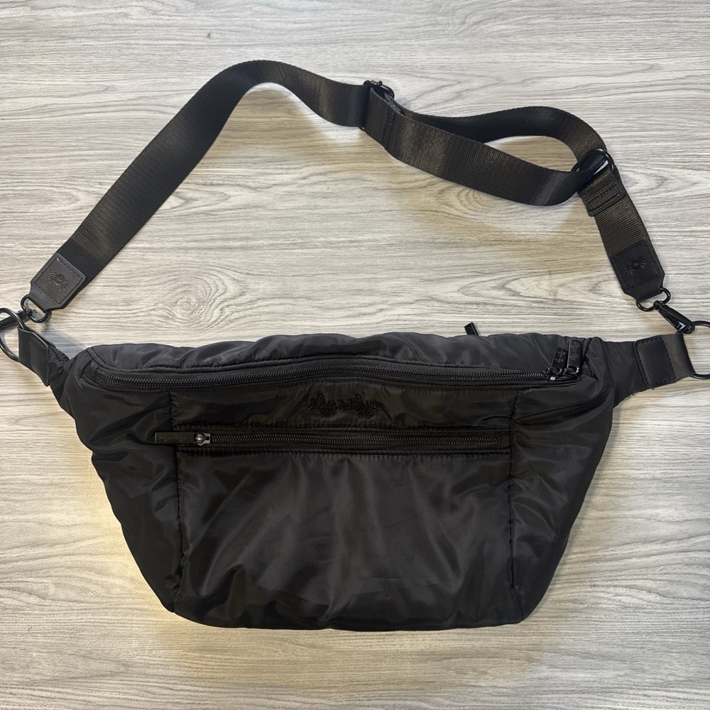 It's Ritzy Crossbody Black Fanny Pack Bag